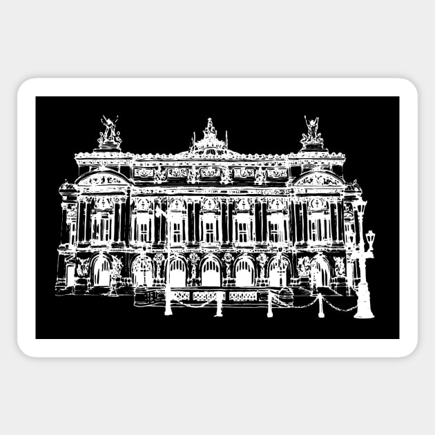 Palais Garnier Sticker by EmmaQuills